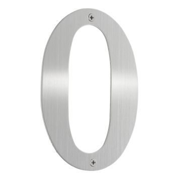 HUSNUMMER BESLAGSBODEN 0 150MM RUSTFRITT STÅL
