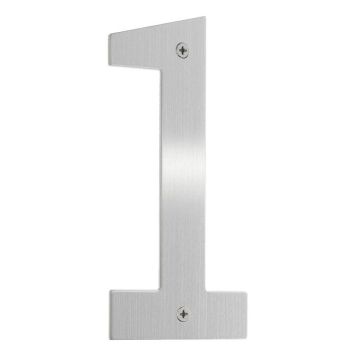 HUSNUMMER BESLAGSBODEN 1 150MM RUSTFRITT STÅL