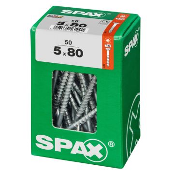 TRESKRUE SPAX TFT 5X80MM 50STK/PK