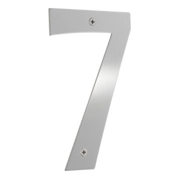HUSNUMMER BESLAGSBODEN 7 150MM RUSTFRITT STÅL