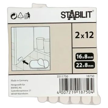 LYDDEMPER STABILIT 16X8/22X8X12 MM 24 STK