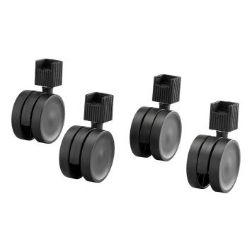 HJULSETT ELFA 4-PACK SVART