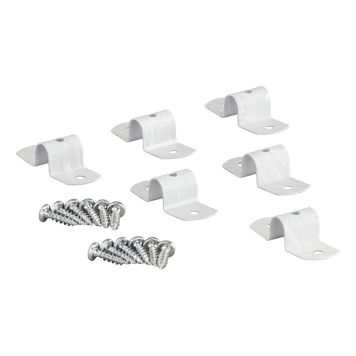 SKJØTEBESLAG ELFA HVIT 6-PACK