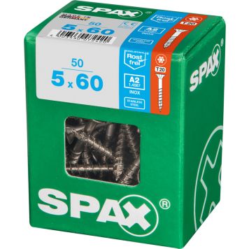 TRESKRUE SPAX RUSTFRI TFT 5X60MM 50STK