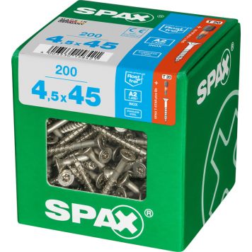 TRESKRUE SPAX RUSTFRI TFT 4,5X45MM 200STK