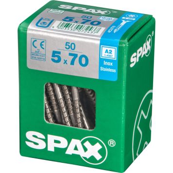 TRESKRUE SPAX RUSTFRI TFT 5X70MM 50STK