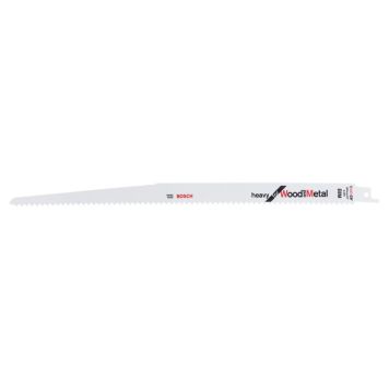 BAJONETTSAGBLAD BOSCH S1411 DF HEAVY FOR WOOD AND METAL 300MM 5PK