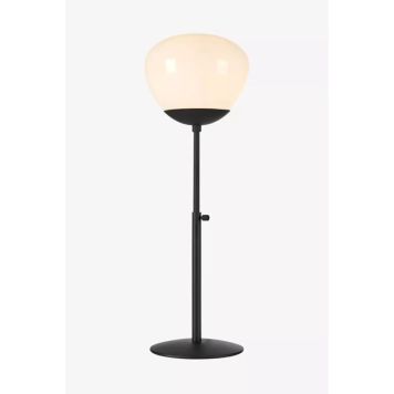 BORDLAMPE MARKSLÖJD RISE SVART/HVIT E27