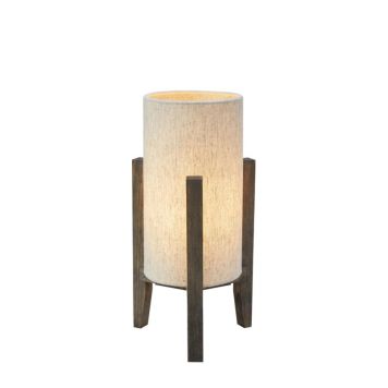 BORDLAMPE MARKSLÖJD EUCA Ø34 CM BRUN/BEIGE
