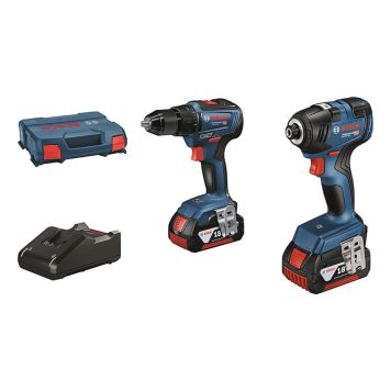 VERKTØYPAKKE BOSCH PROFESSIONAL GDR/GSR 18V 2X4,0AH