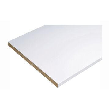 BENKEPLATE RESOPAL LAMINAT PEARL WHITE 90 25X600X2600MM