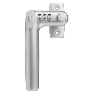 DØR- OG VINDUSHÅNDTAK JASA BØRSTET RUSTFRITT STÅL VENSTRE