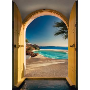 FOTOTAPET KOMAR SANTORINI 184X254CM