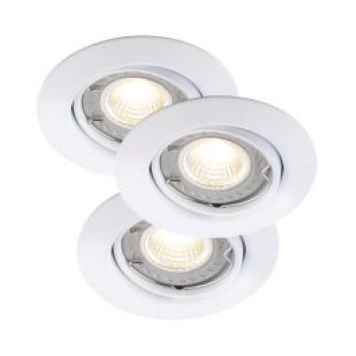INNBYGGINGSSPOT NORDLUX TRITON SPOT 3STK  HVIT