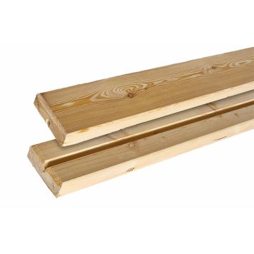 BORD PLUS TIL PIPE 6STK LERK 28X120X1200MM