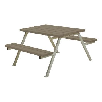 BENKESETT PLUS ALPHA GRÅBRUN 118X161X73/45CM