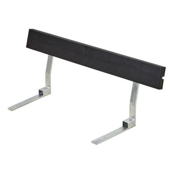 RYGGSTØTTE PLUS TIL BORD/BORDSETT SVART 118X33,7 CM                       
