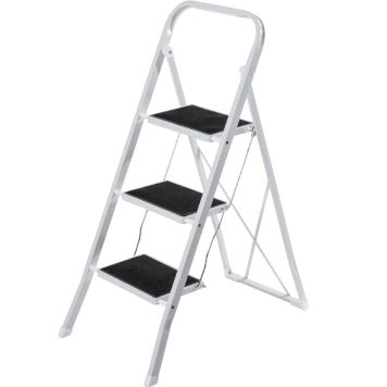 GARDINTRAPP 3 TRINN METALL 115CM