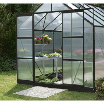 DOBBELDØRER VITAVIA MERKER SVART UTEN GLASS