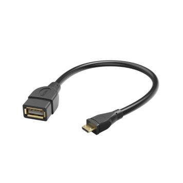 USB ADAPTER HAMA 15CM USB B-A
