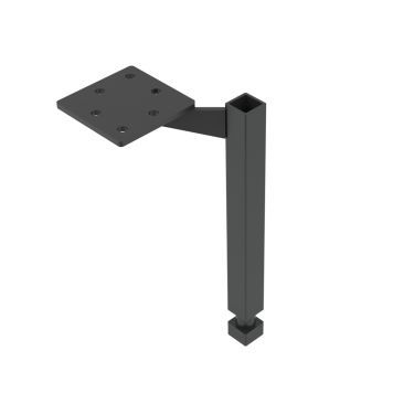 MØBELBEN SCANBAD 150-190 MM CLASSIC SVART