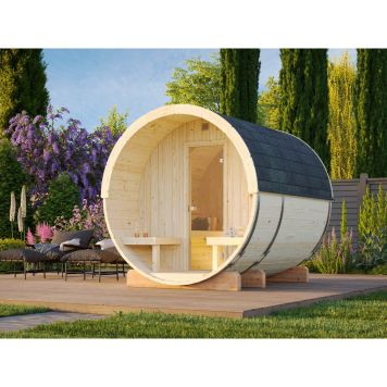 BADSTUTØNNE PALMAKO ANITA UBEHANDLET 1,3+0,7M²