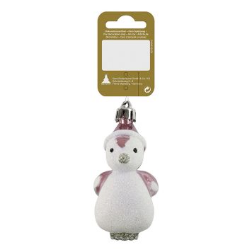 JULETREPYNT PINGVIN ROSA