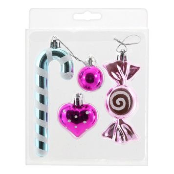 JULETREPYNT GODTERI 4STK