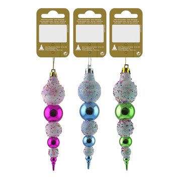 JULEKULER FUNKY ROSA/GRØNN/BLÅ 