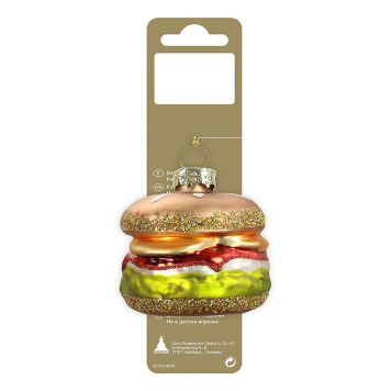 JULETREPYNT HAMBURGER 5CM
