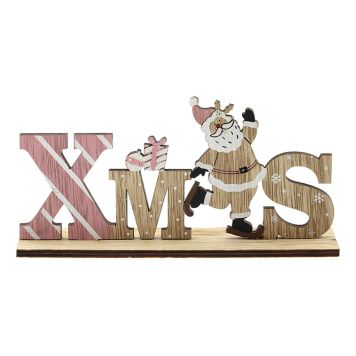 JULESKILT TRE MED NISSE 18x9CM