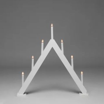 ADVENTSSTAKE ARTSMITH 7 HVITT TRE