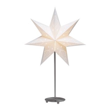 ADVENTSSTJERNE MARKSLÖJD SATURNUS 67CM HVIT