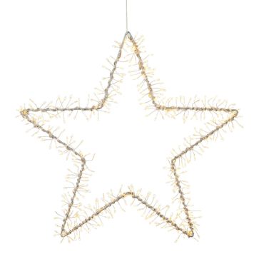 ADVENTSSTJERNE MARKSLÖJD DAZZLING Ø40CM SØLV