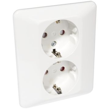 STIKKONTAKT ELKO DBL JORDET RS INNFELT