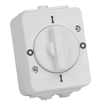 STRØMBRYTER 2POL KAPSLET IP44