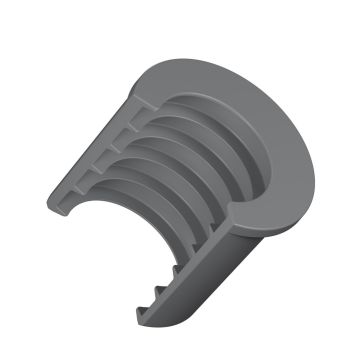 KLAMMER ELEKTROSKUTT SLANGEFRAKKOBLING/STOPP 16 MM GRÅ 50-PAKNING