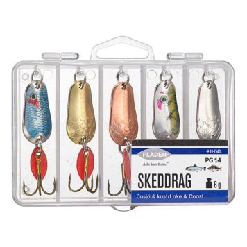 FISKESLUK FLADEN SKJEER 5P 6G 5 STK