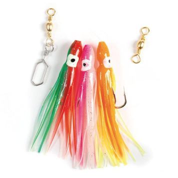 FISKESLUK FLADEN OCTOPUS 5/0 MULTICOLOUR 
