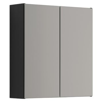 SPEILSKAP SCANBAD SELECT UTEN BELYSNING SVART 60 CM