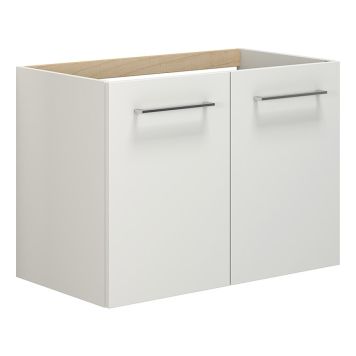 SERVANTSKAP SCANBAD MULTO MED DØRER HVIT MATT 80CM