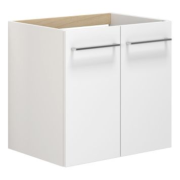 SERVANTSKAP SCANBAD MULTO MED DØRER HVIT HØYBLANK 60CM