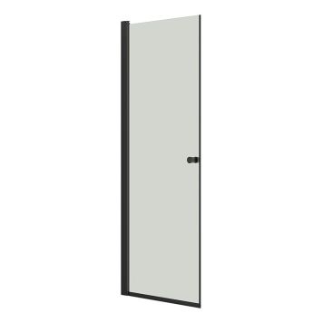DUSJDØR SCANBAD FLEXI A80 KLART GLASS 80CM SVART