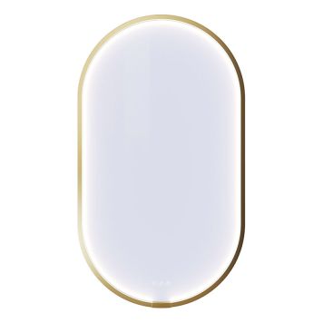 SPEIL SCANBAD MOON BØRSTET MESSING Ø60CM