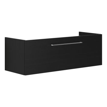 SERVANTSKAP SCANBAD MULTO MED 1 SKUFF SVART STRUKTUR 120CM