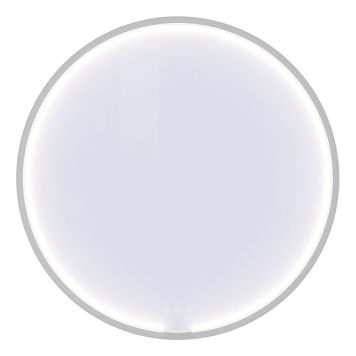 SPEIL SCANBAD MOON MED BELYSNING HVIT MATT Ø75CM