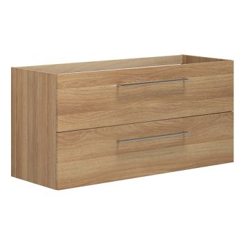 SERVANTSKAP SCANBAD MULTO 2 SKUFFER SLETT VARM EIK 120CM