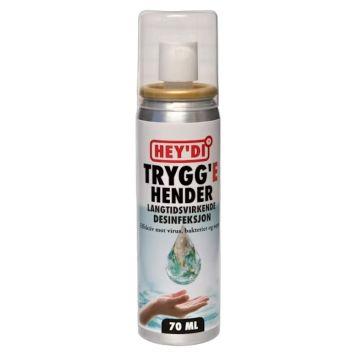 DESINFEKSJONSMIDDEL HEYDI TRYGGE HENDER 70 ML