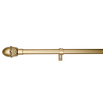 GARDINSTANG KIRSCH MOZART SETT 210-380M Ø19MM GULL BLANK