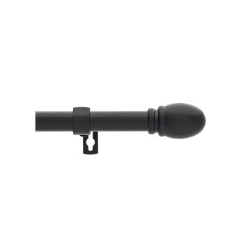 GARDINSTANG KIRSCH HAVANA SETT 160-300CM Ø19MM SVART